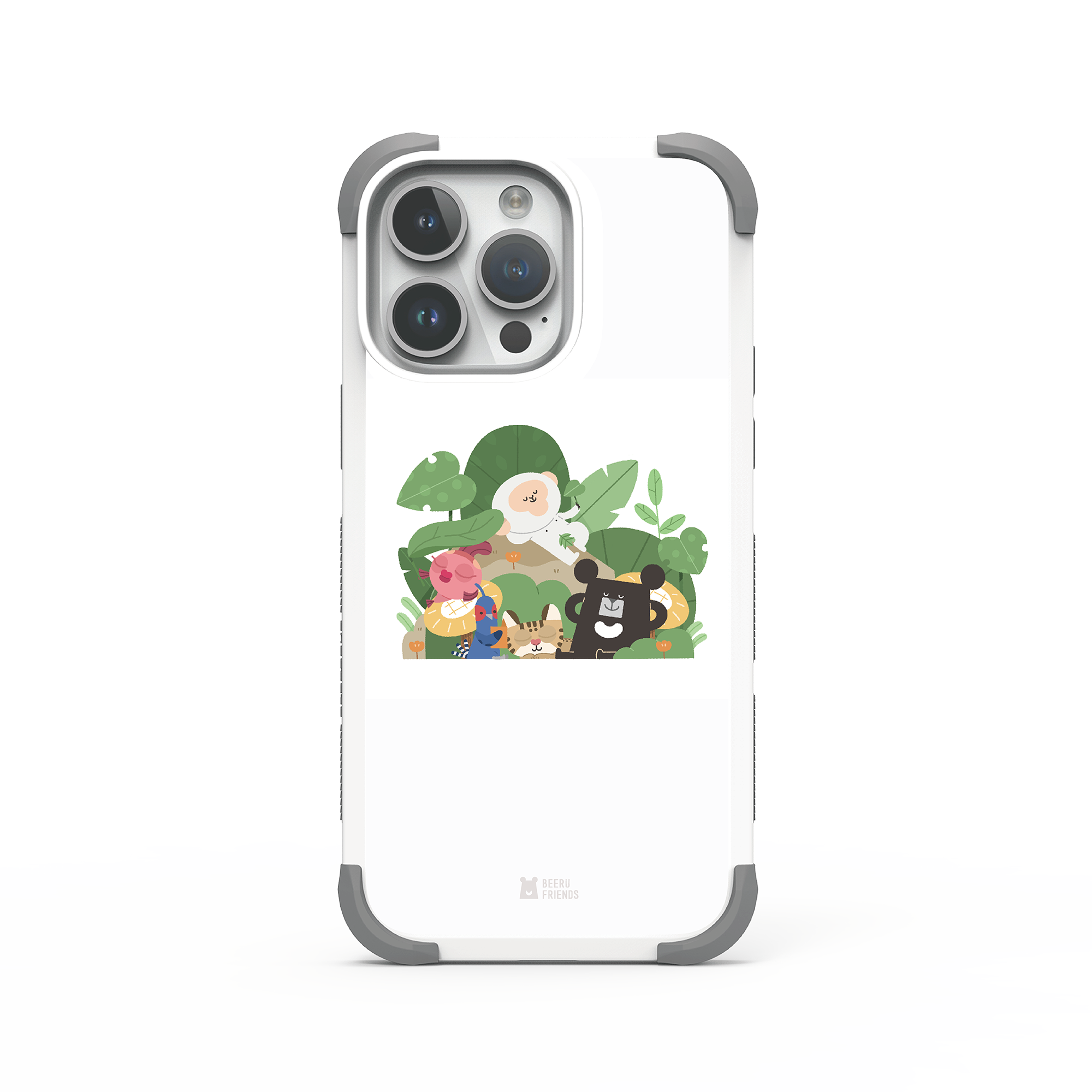 iPhone 14 坦克軍規防摔手機殼 / 療癒森啤 (Taiwan Bar)