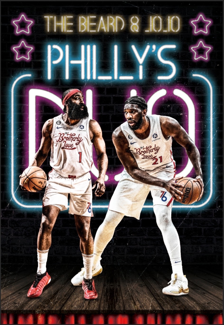 XXL 2023 4月號 季後賽激鬥 PLAYOFF IS COMING 隨書附贈Joel Embiid James Harden 費城雙星大型海報