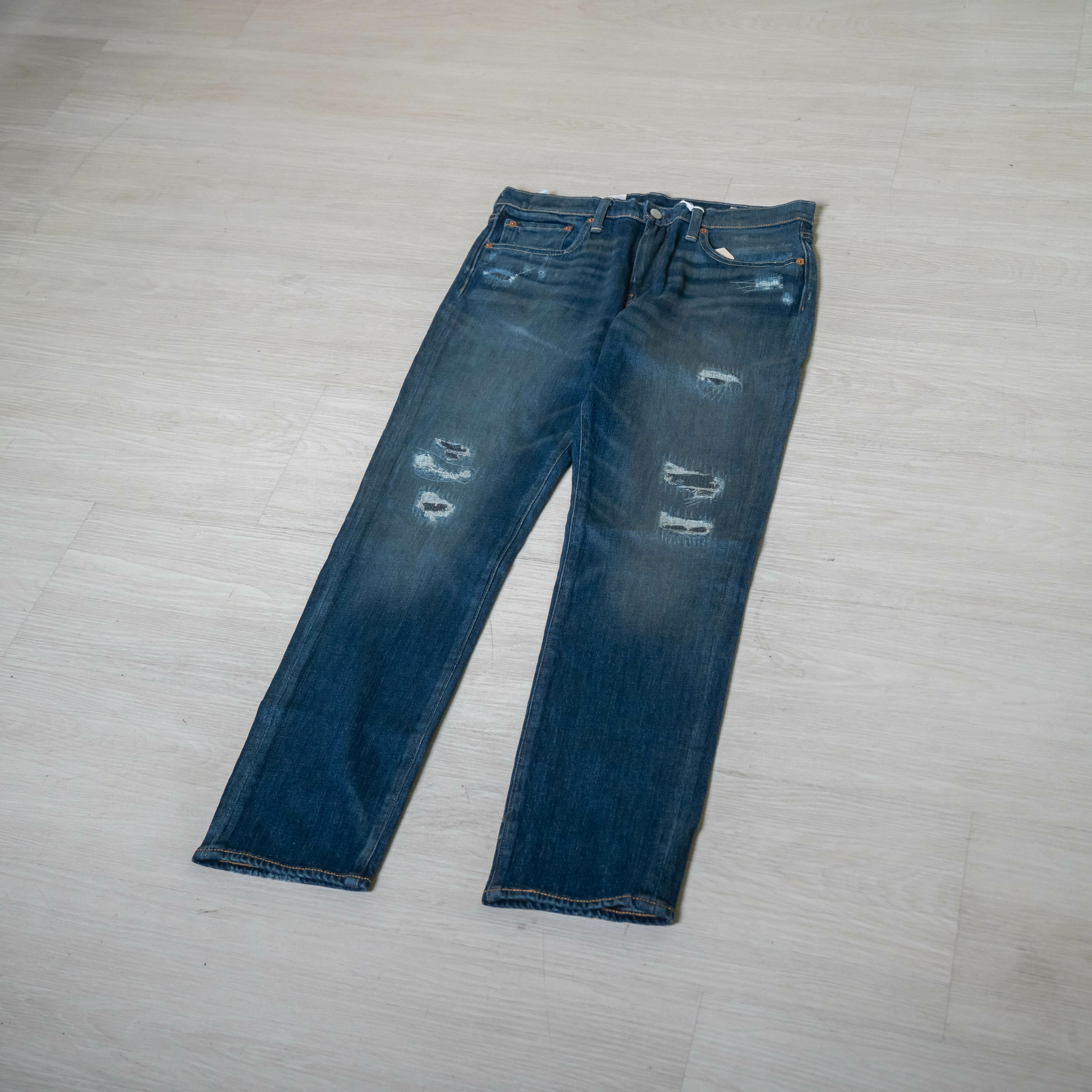 日版 LEVIS 511 牛仔褲 長褲 丹寧 修身 窄版 破壞 04511-1842