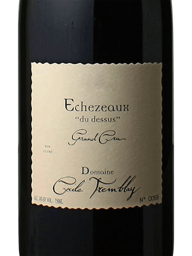 Cecile Tremblay Echezeaux Du Dessus Grand Cru 2016 (RP94)