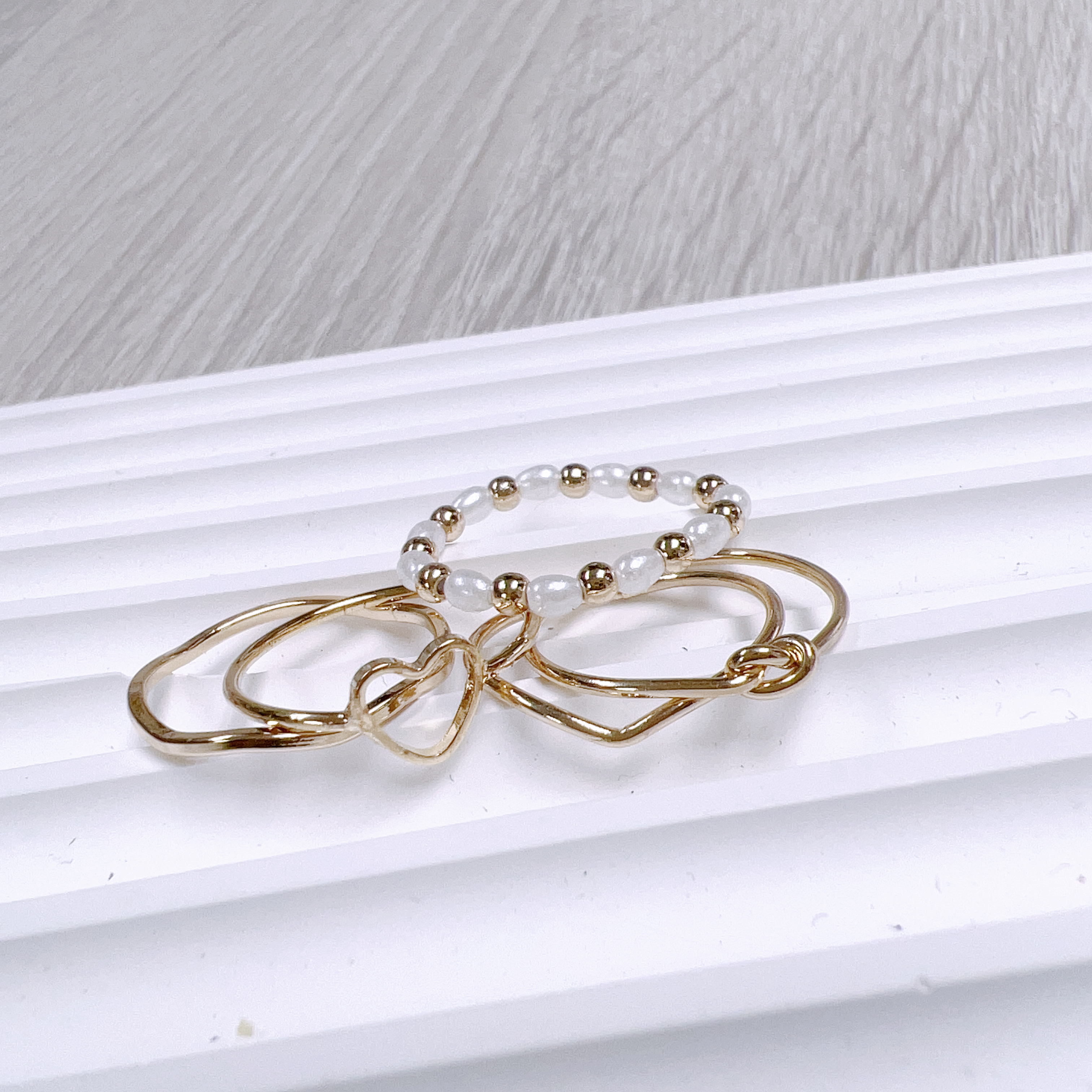 現 貨 | 韓國氣質Rings Set (1set 5隻) 5217