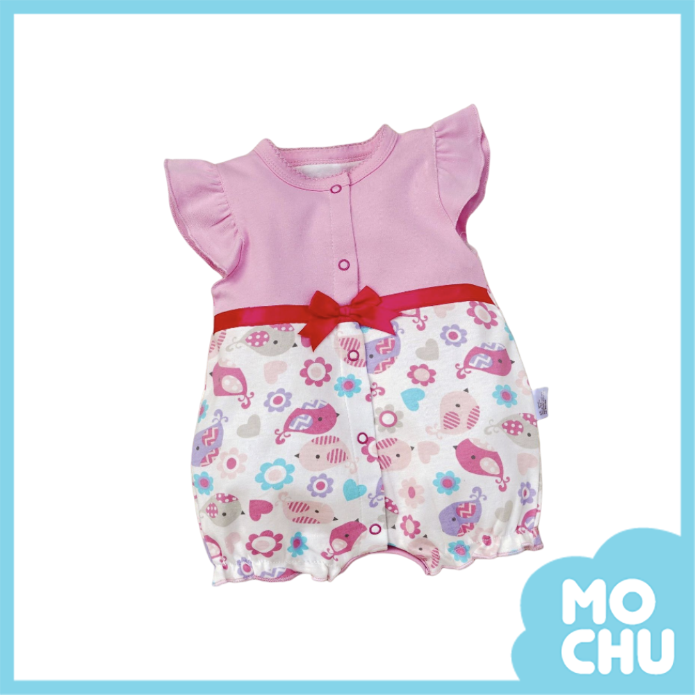 鳥語花香短袖包屁衣