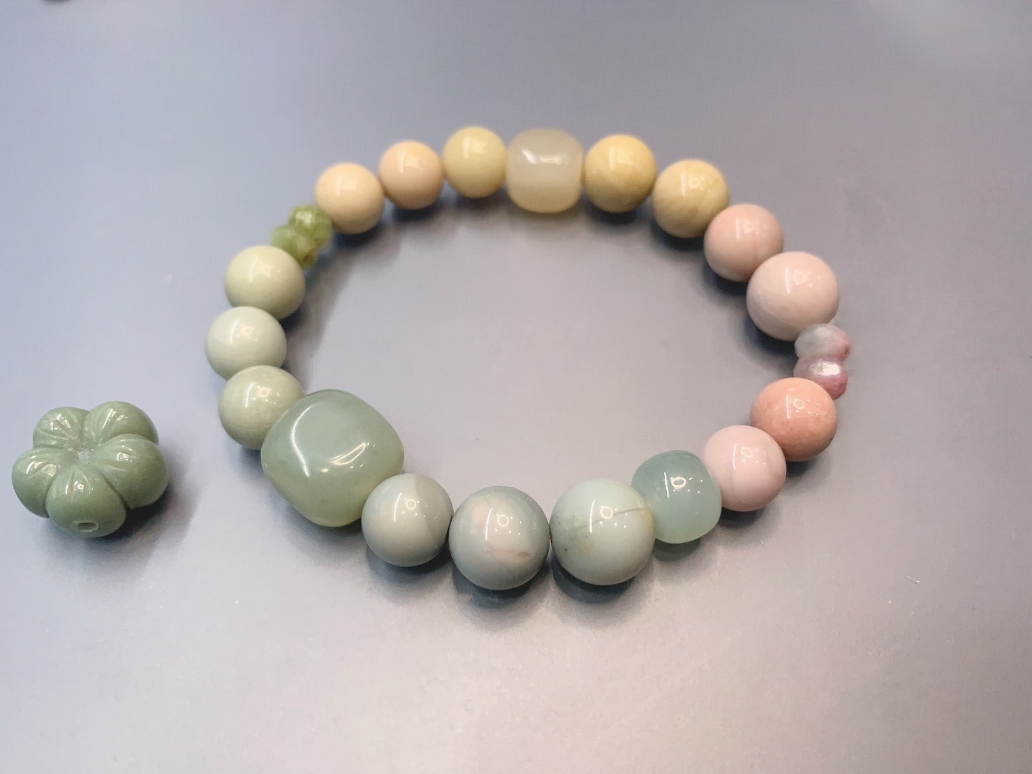 夢幻甜點丨馬卡龍色系阿拉善瑪瑙