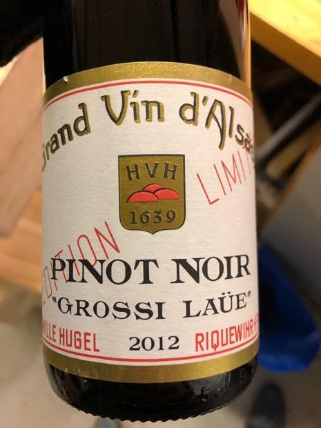 Famille Hugel Pinot Noir Grossi Laüe 2012