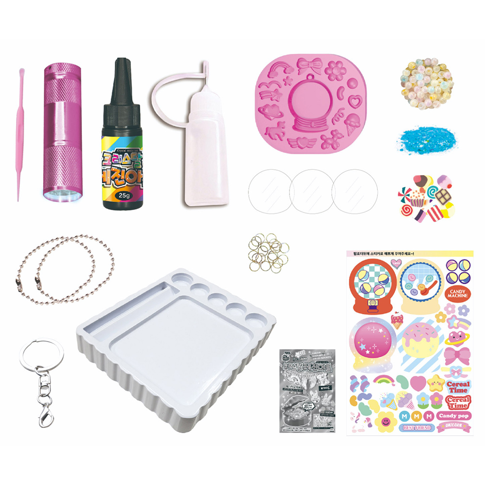 水晶晶搖搖水吊飾創作組