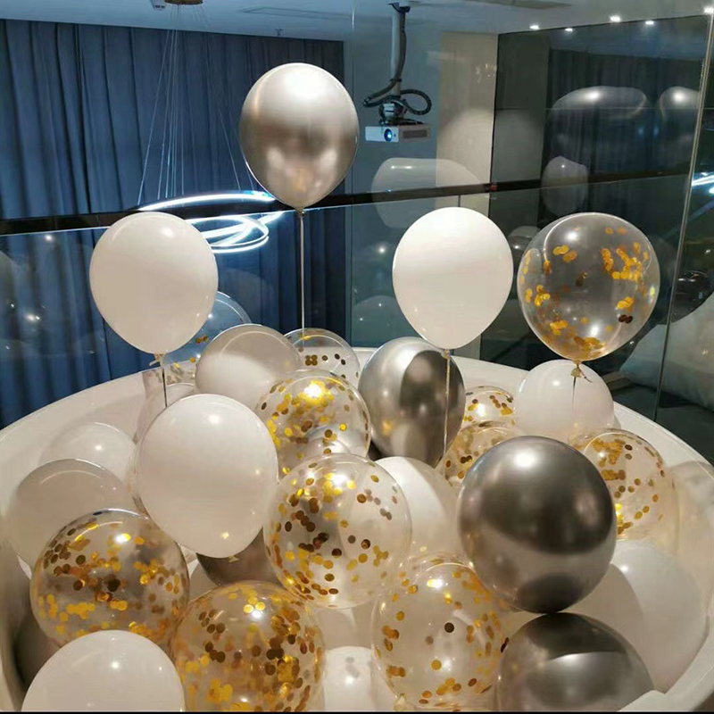 破盤價 12寸加厚亮片氣球 送單色LOGO TQ-453453