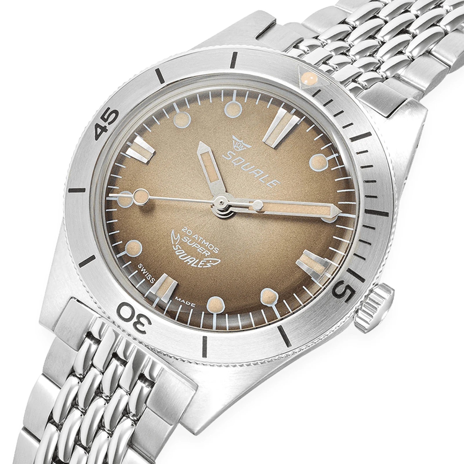 Super Sqaule - Sunray Brown (Metal Bracelet)