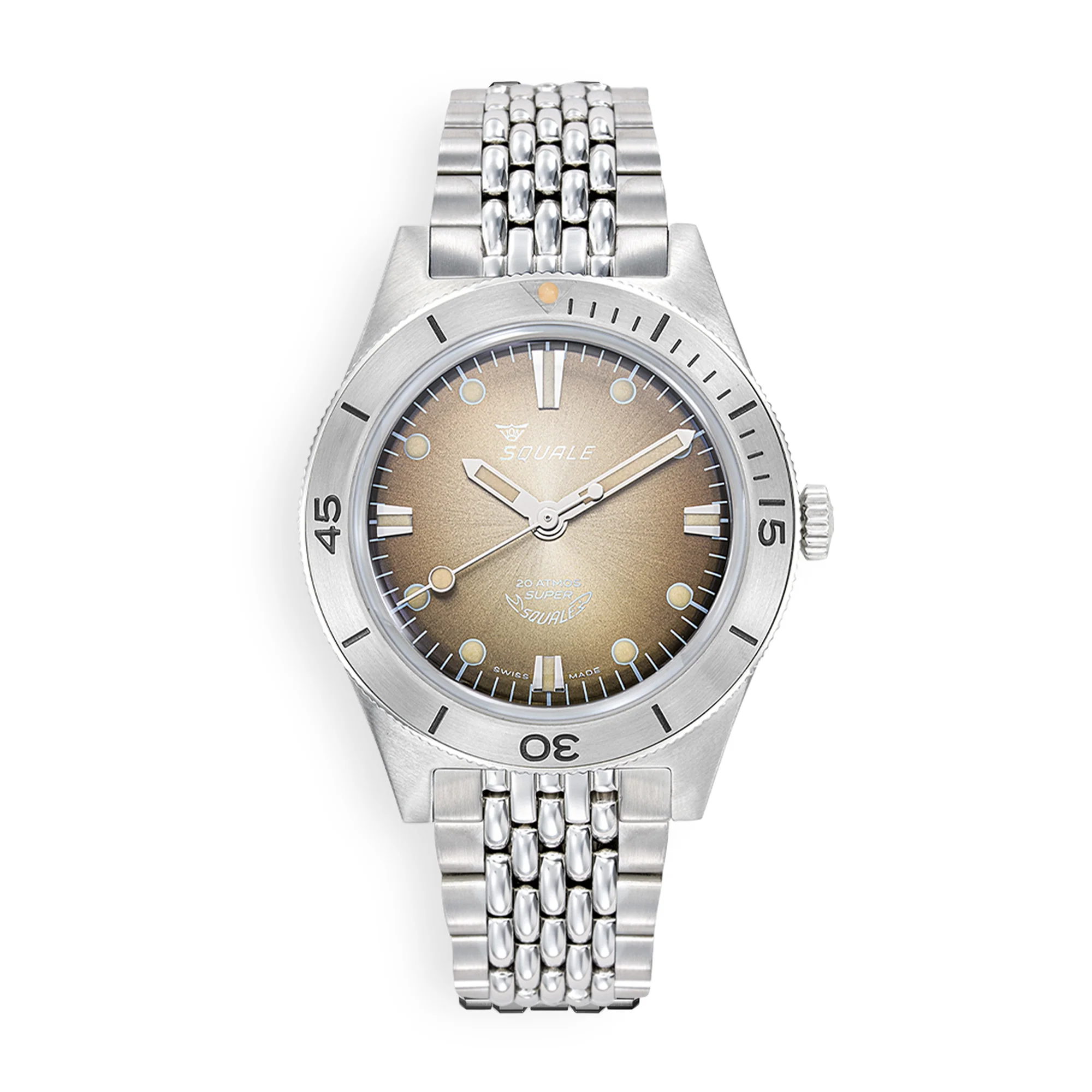 Super Sqaule - Sunray Brown (Metal Bracelet)