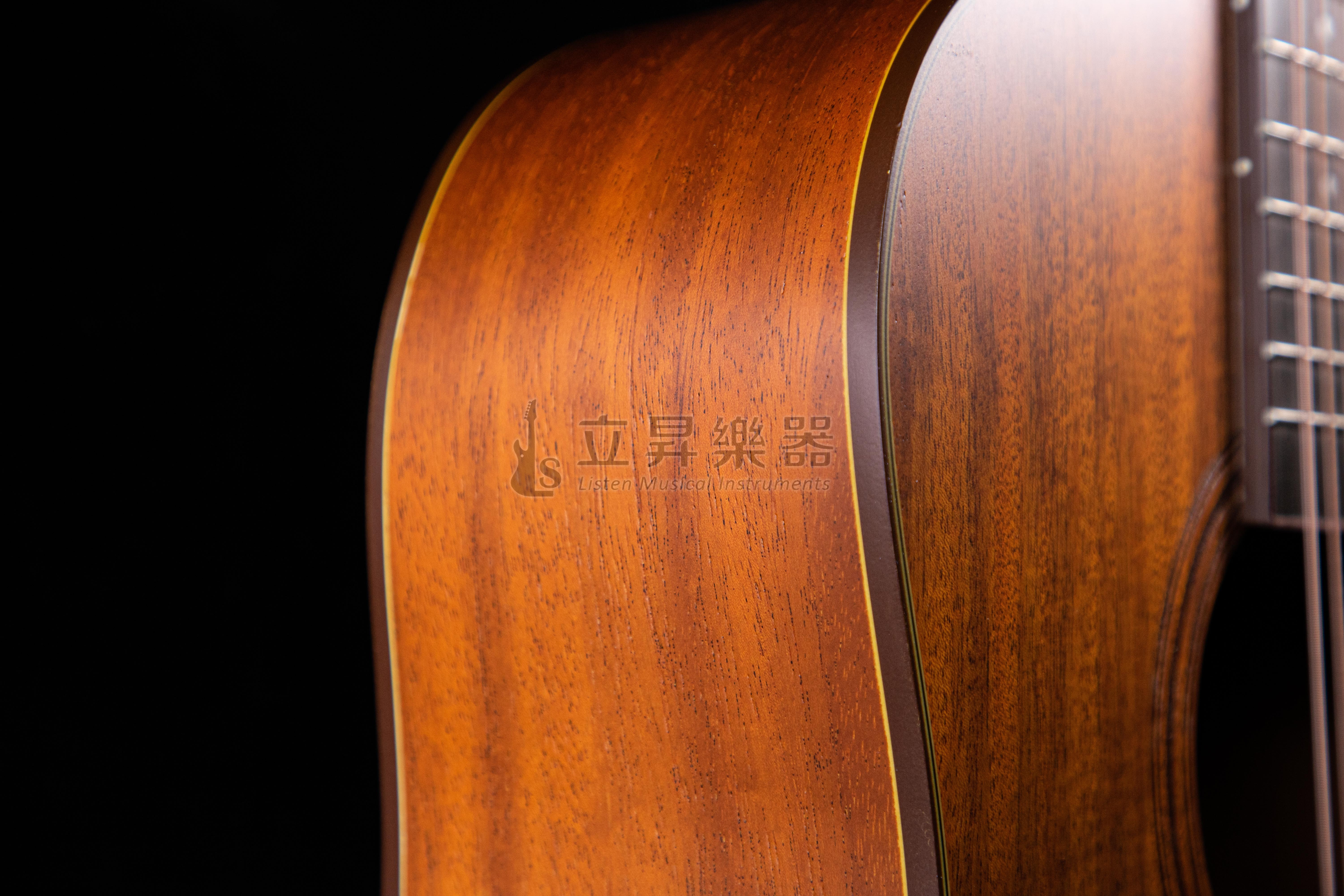 METRIC METRIC MTC-M12S 霧面 41吋 全桃花心木面單板 D桶缺角 木吉他 第 6 張圖片｜三峽吉他 / Bass