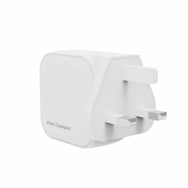 First Champion USB-C GaN 充電器 UTC366PD2C - with USB-C PD + USB-A 66W