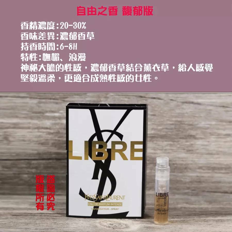 YSL 聖羅蘭全系列】自由不羈時尚訂製慾望巴黎天之驕子黑鴉片Y 全新試管香水