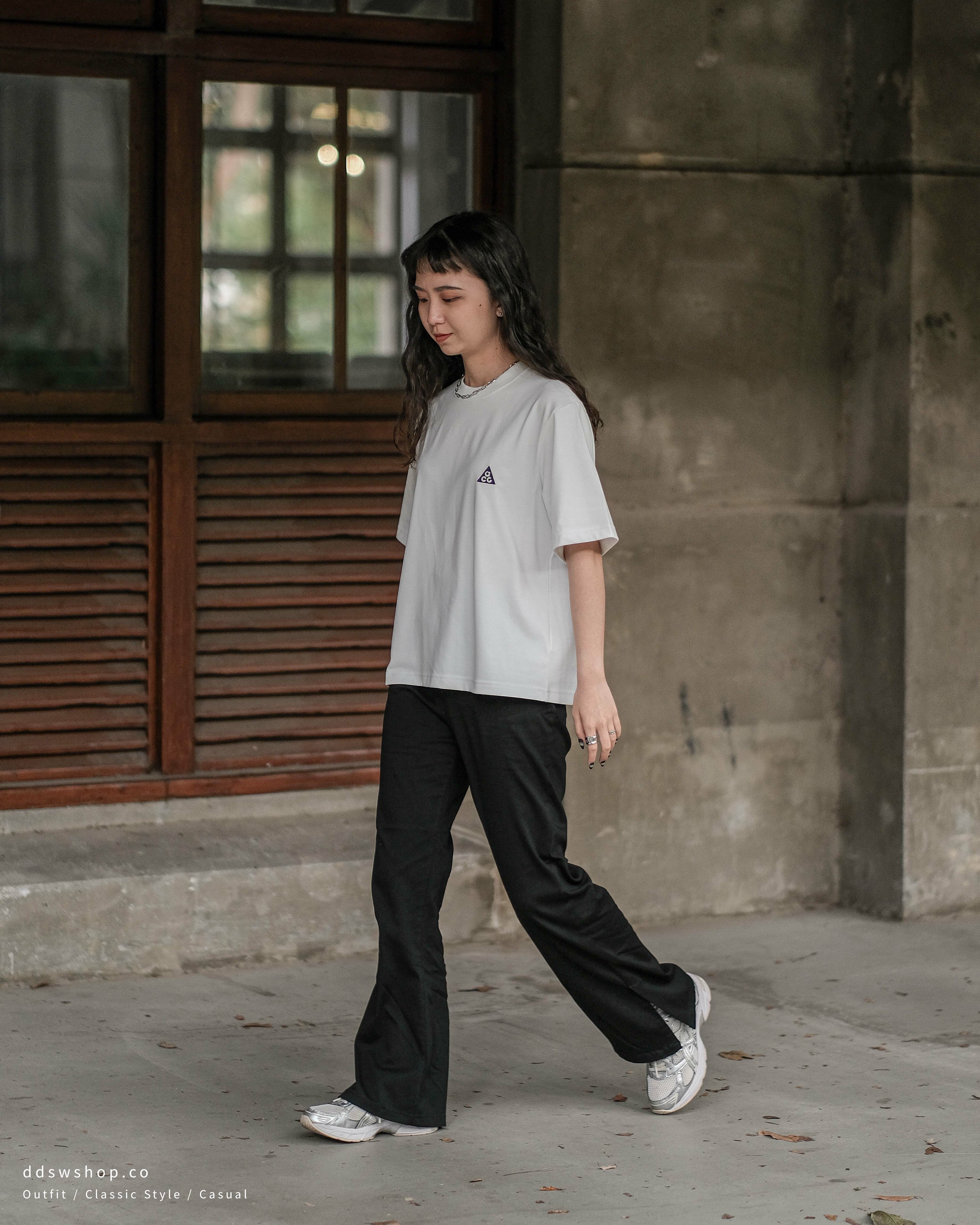 Nike ACG 短袖 基本款 短版刺繡小Logo 白色 DJ3647-122