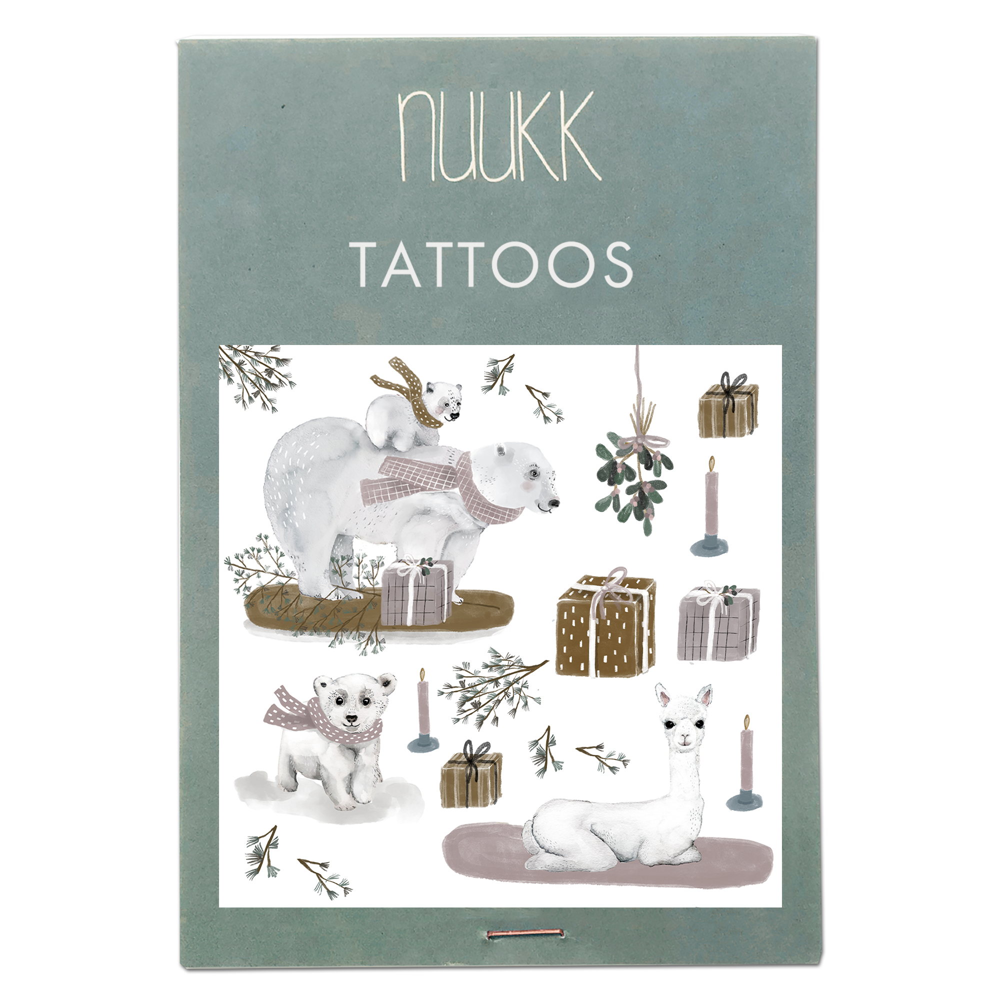 冬日動物 | 小樂趣紋身貼紙