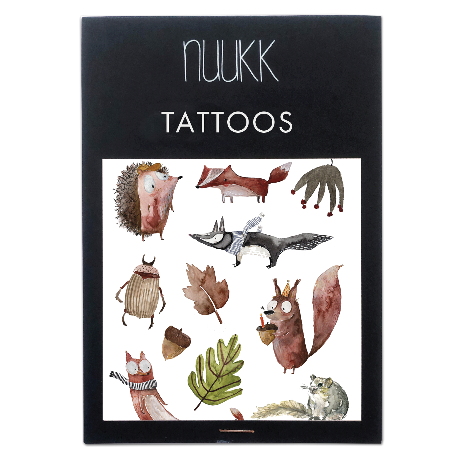 秋天森林 | 小樂趣紋身貼紙