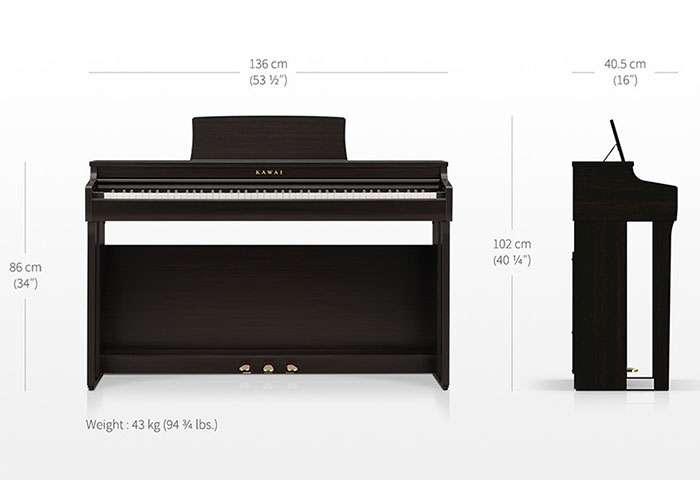 KAWAI CA28G 木製琴鍵數碼鋼琴