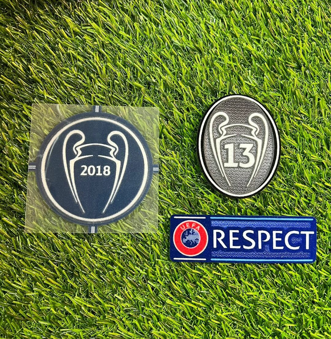 [印字] 歐洲聯賽冠軍盃 臂章套裝 (2018-19球季 皇家馬德里用)