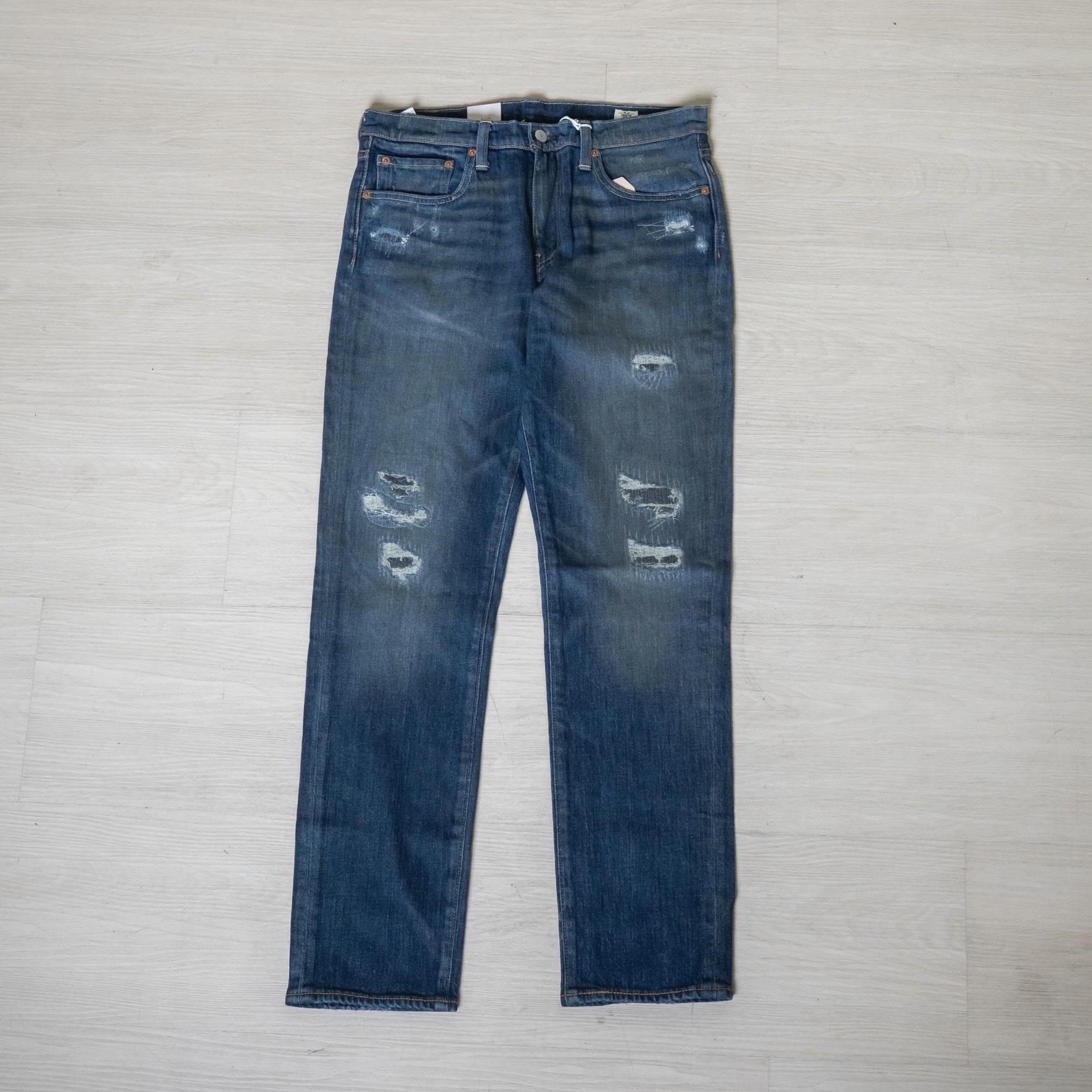 日版 LEVIS 511 牛仔褲 長褲 丹寧 修身 窄版 破壞 04511-1842