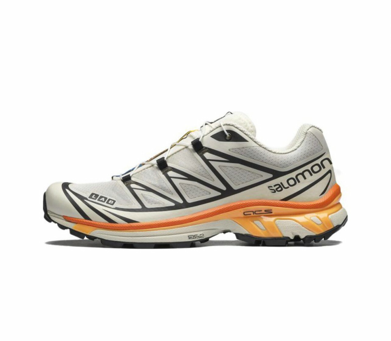 代購 Salomon XT-6 系列 潮流戶外 跑步鞋 功能鞋 米白黑 男女同款 APR-