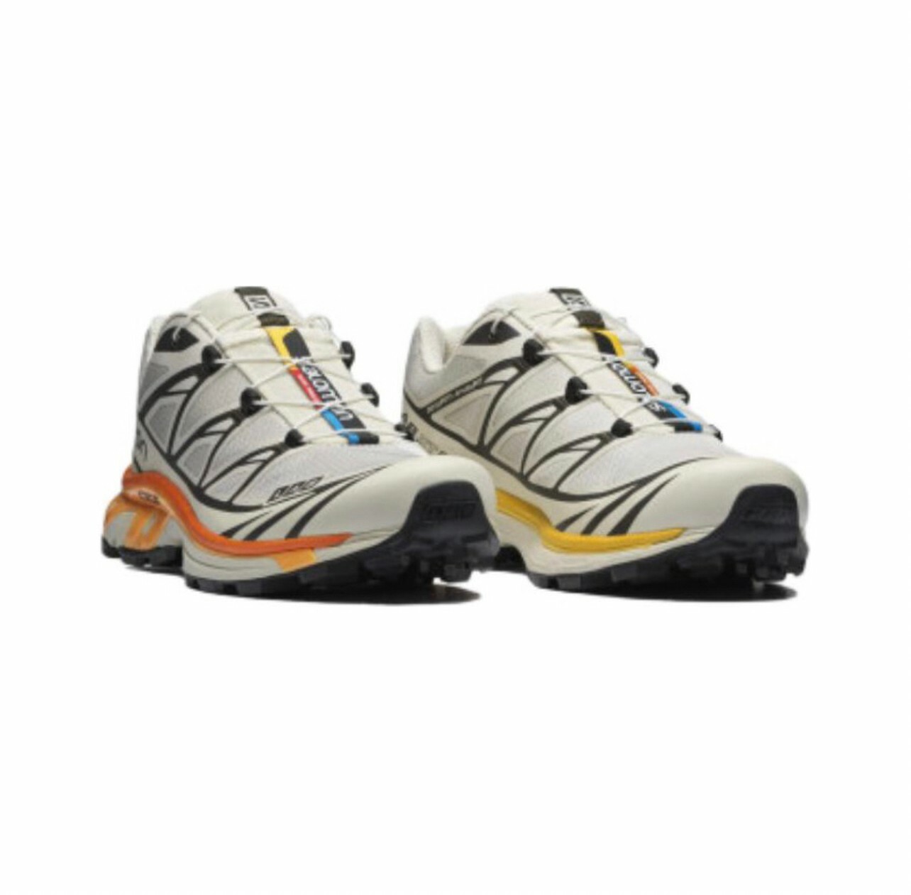 代購 Salomon XT-6 系列 潮流戶外 跑步鞋 功能鞋 米白黑 男女同款 APR-