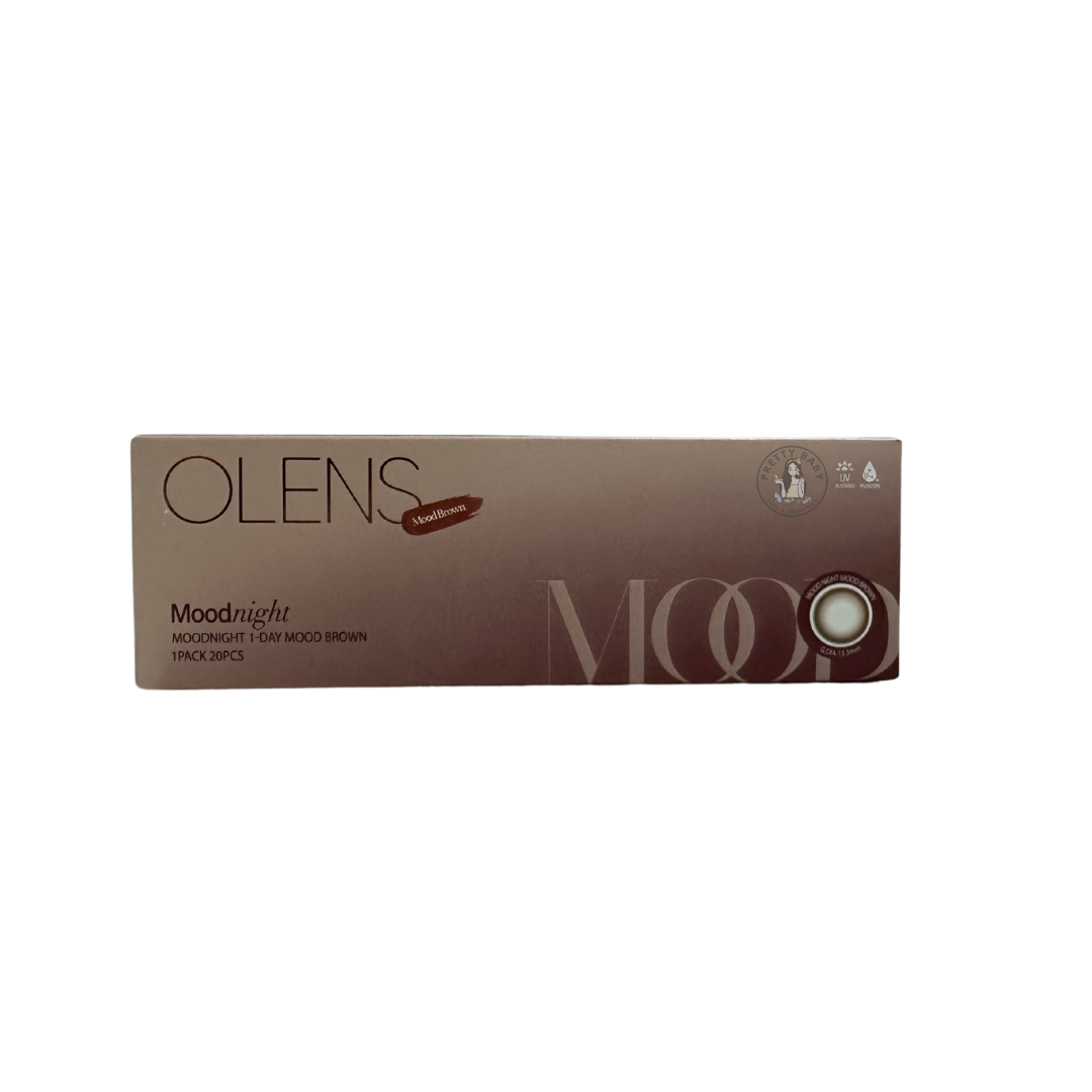OLENS MOOD NIGHT 1 DAY MOOD BROWN 20P [20片/1盒]
