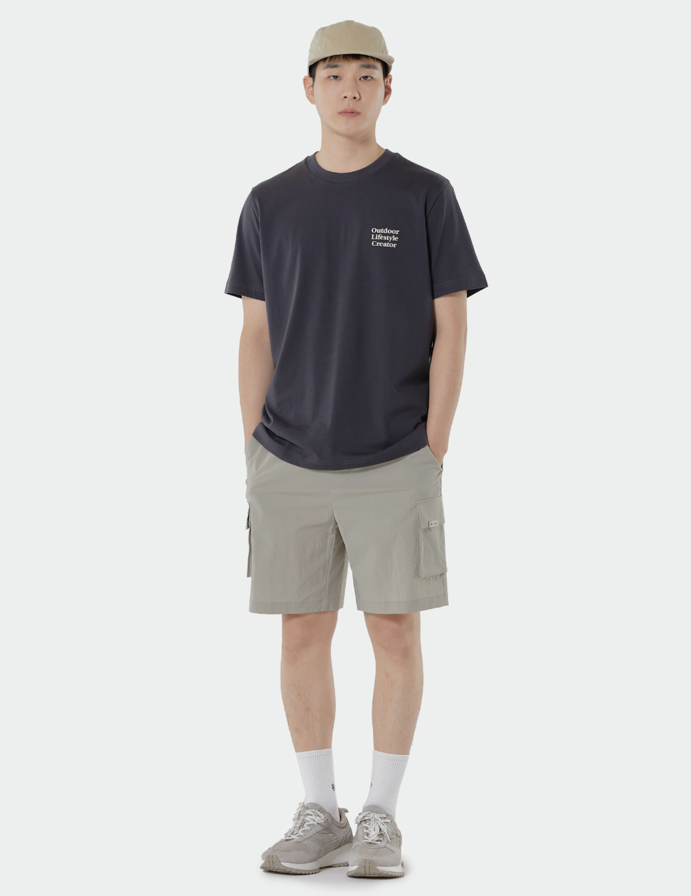 snow peak quick Dry Camping Shorts-Sleeved 露營系列速乾短T