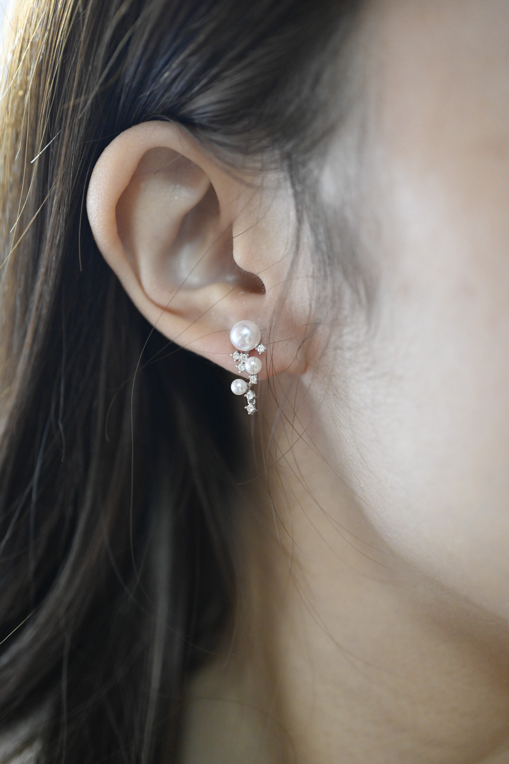 18K Star Rain Akoya Pearl Earring Jacket