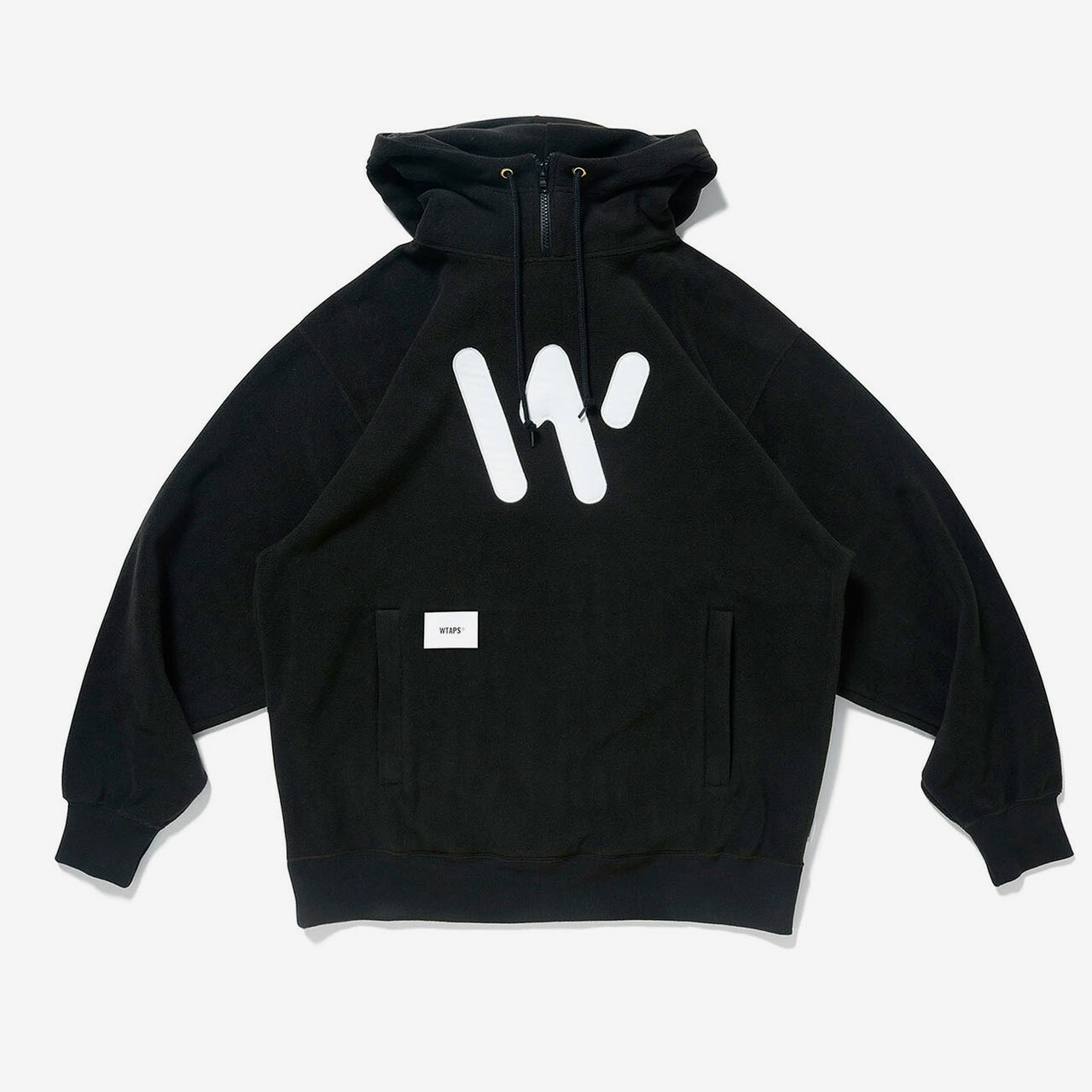 WTAPS FW22 EXHAUST / HOODY / POLY. SNL BLACK