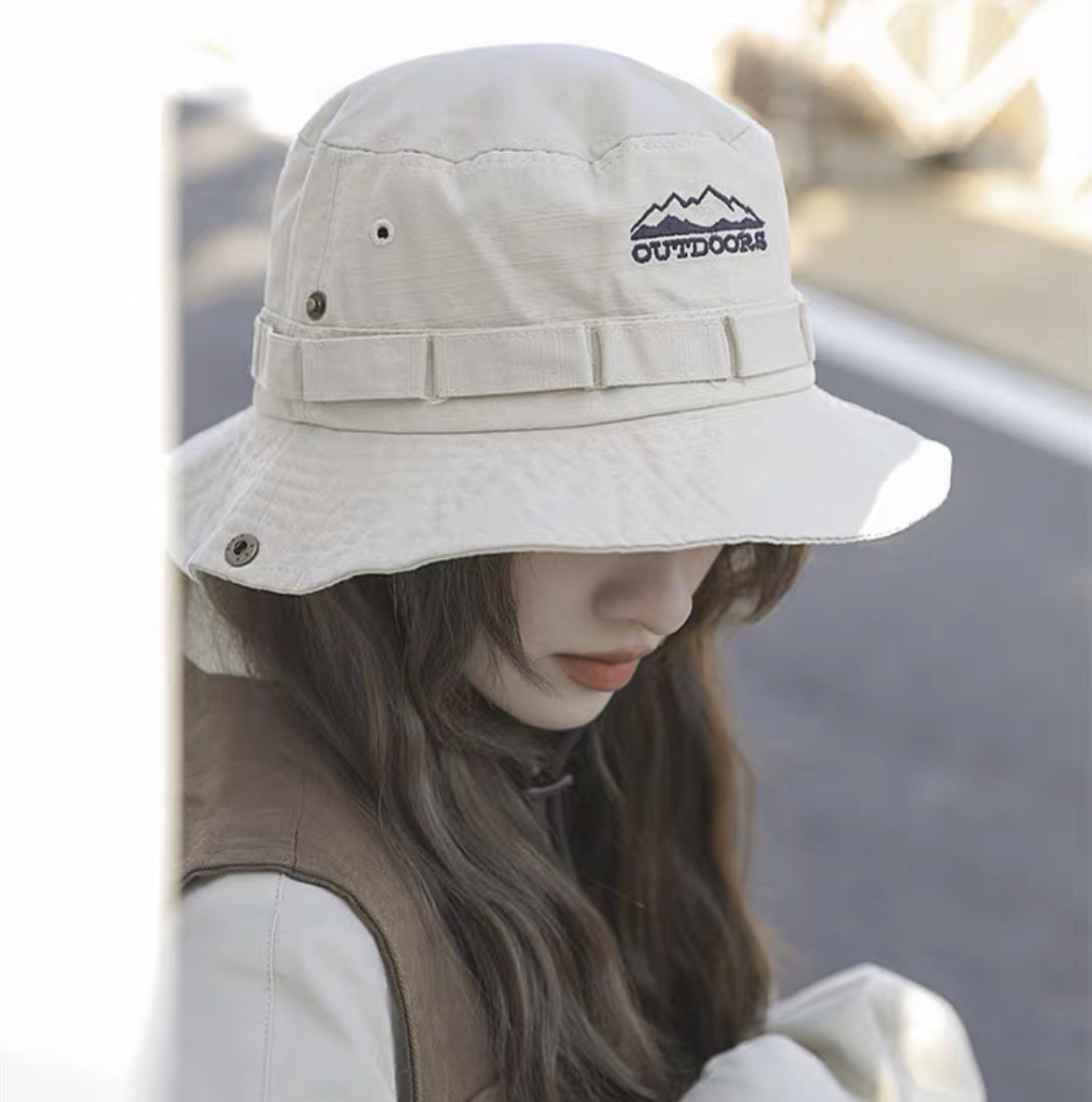 OUT戶外奔尼帽/四色/漁夫帽/戶外/露營