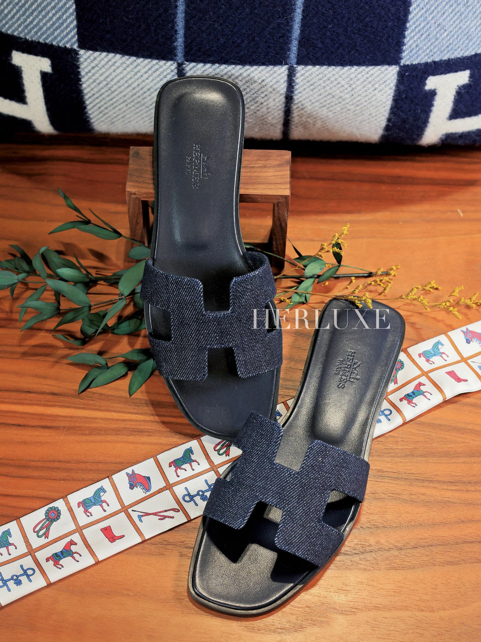 Oran sandal 牛仔布 （可預訂鞋碼）