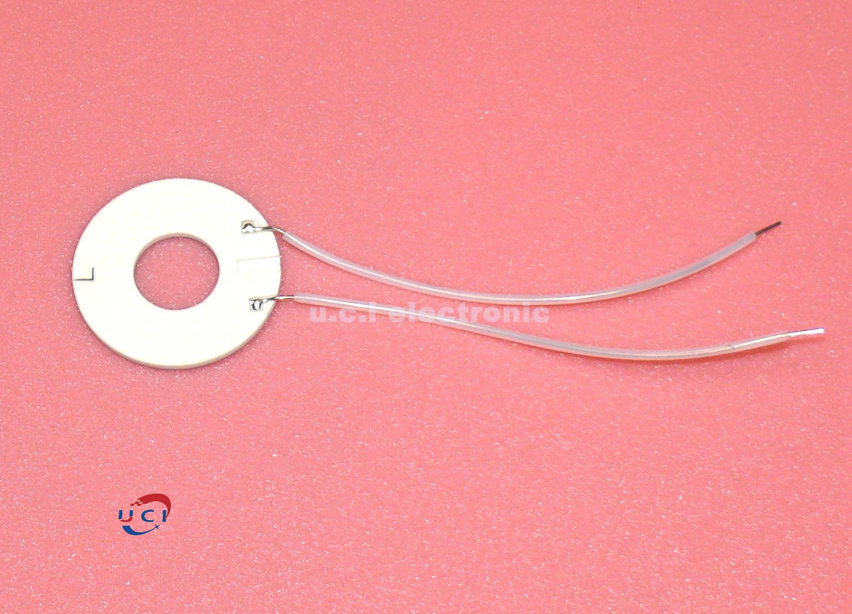 【UCI電子】(K-4) 高溫陶瓷加熱片 內徑10外徑25MM 厚度1.3MM 加熱片