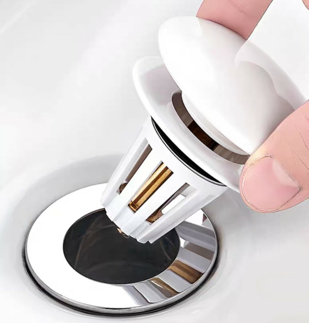 陶瓷按壓式洗手台漏水塞