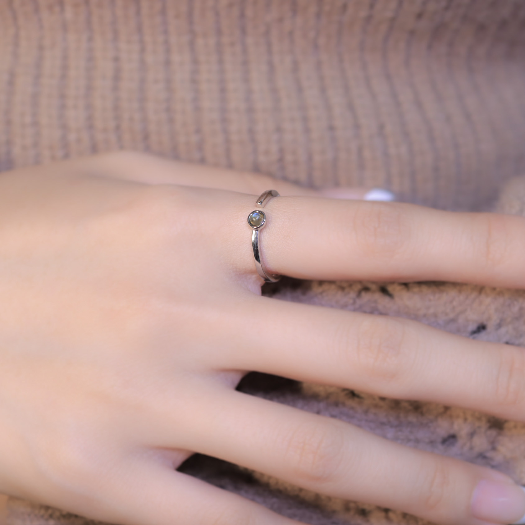 | 925純銀 | 黑曜戒指 | RI0282 |