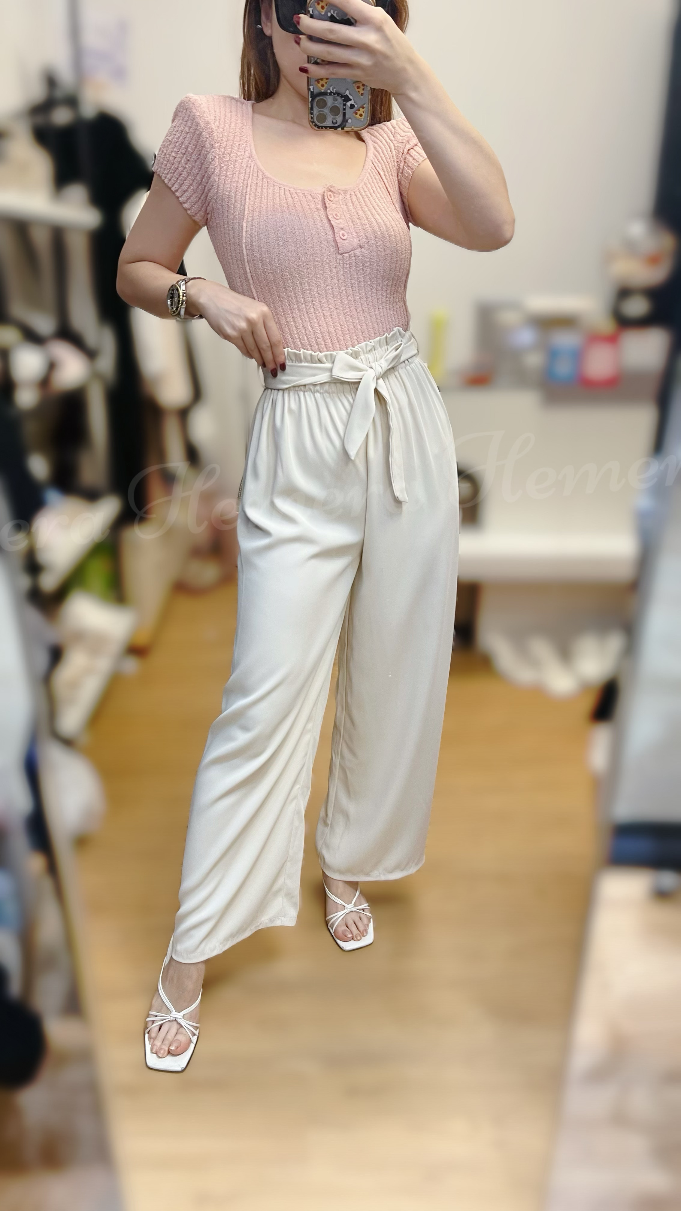 IN STOCK: TP23W0421 寵粉:顯瘦粒粒雪糕T-Shirt