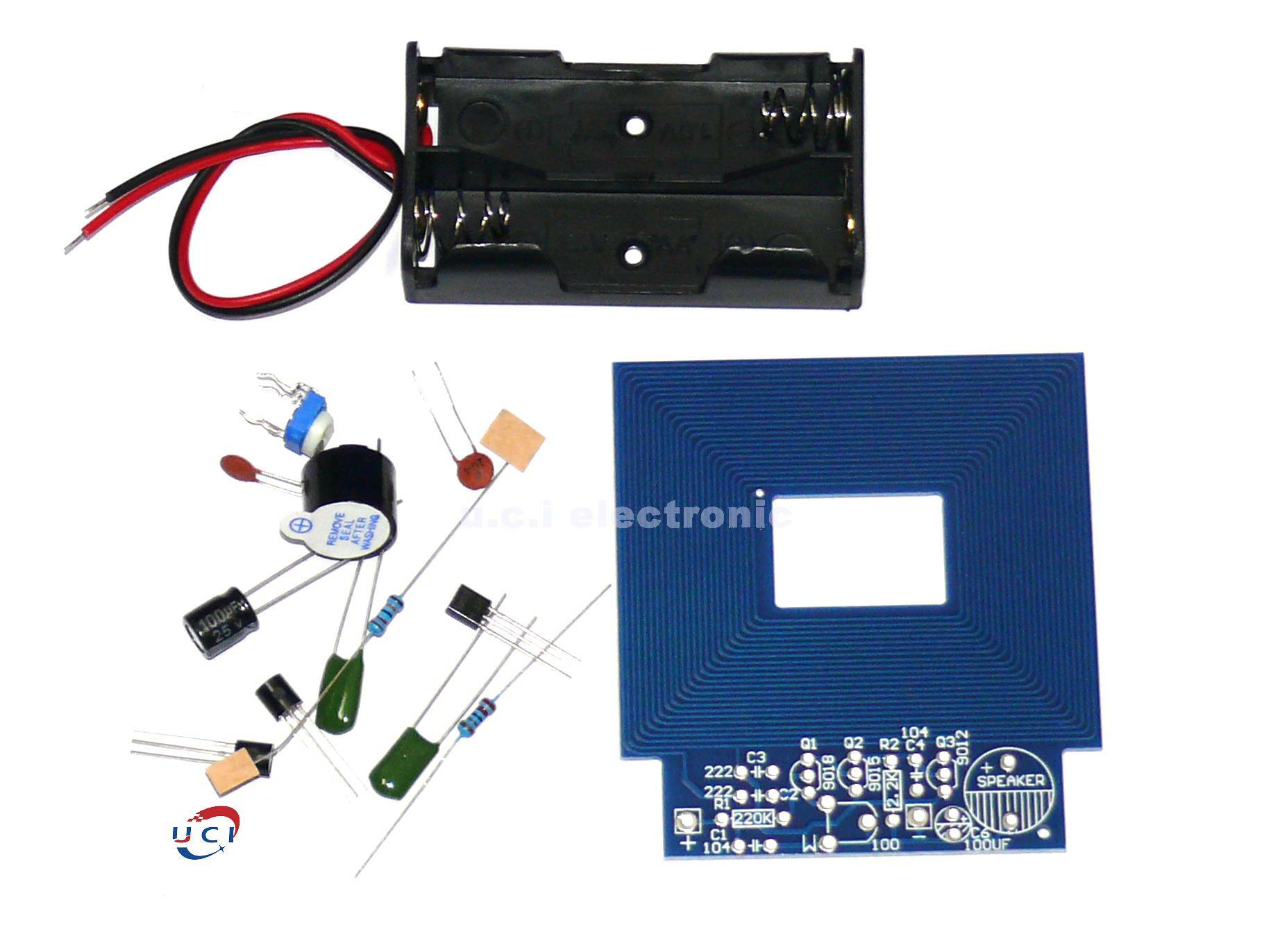 【UCI電子】(1-5) DIY 新型簡易金屬探測器電子製作套件 金屬檢測儀DIY散件板