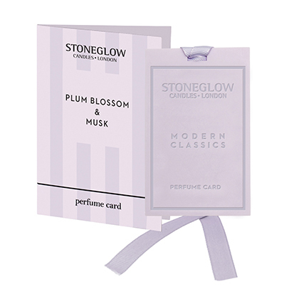 STONEGLOW PLUM BLOSSOM & MUSK PERFUME CARD
