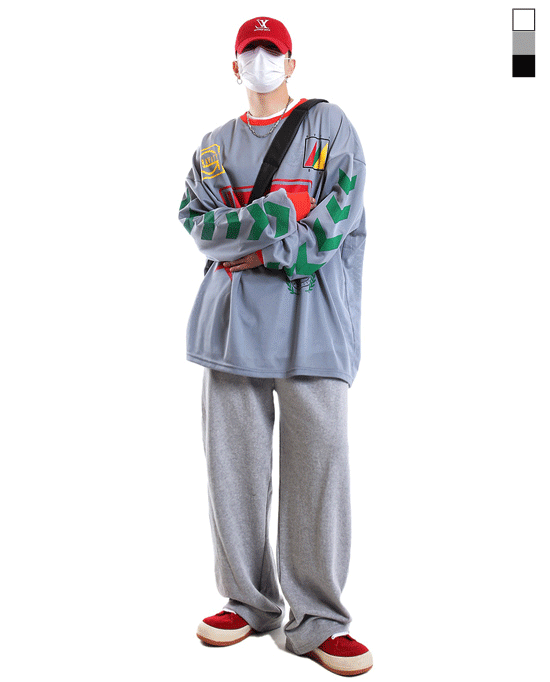 天堂網眼運動長袖T恤