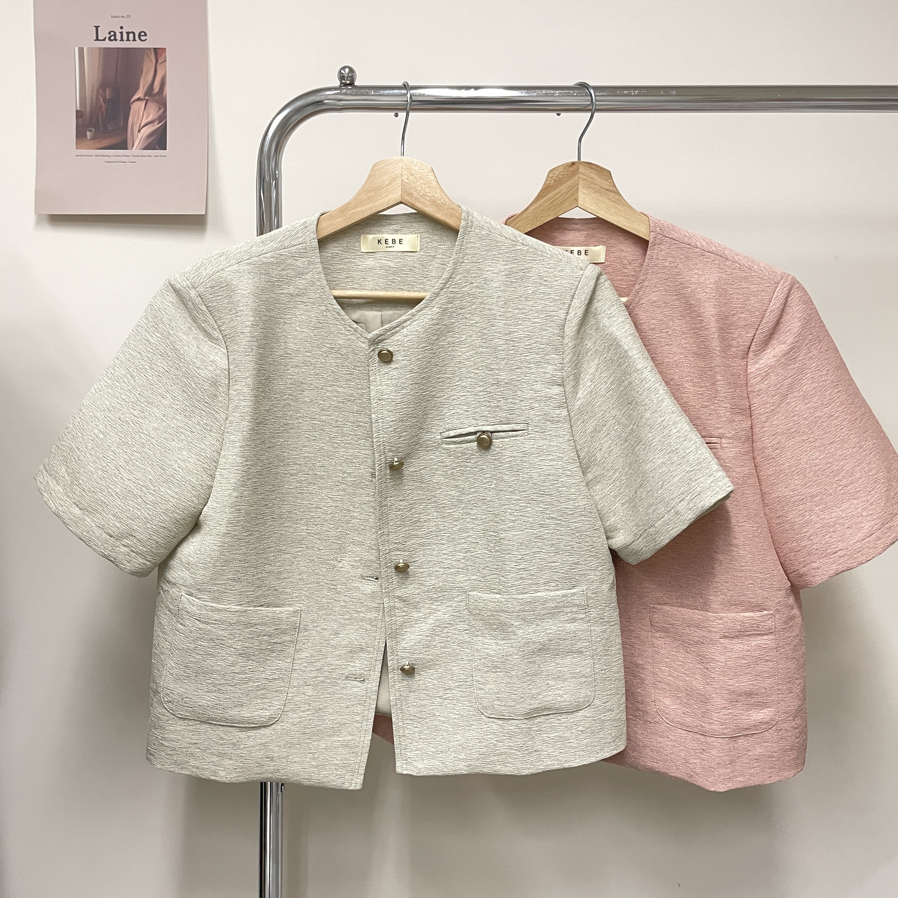 珍藏的那件小香短袖外套