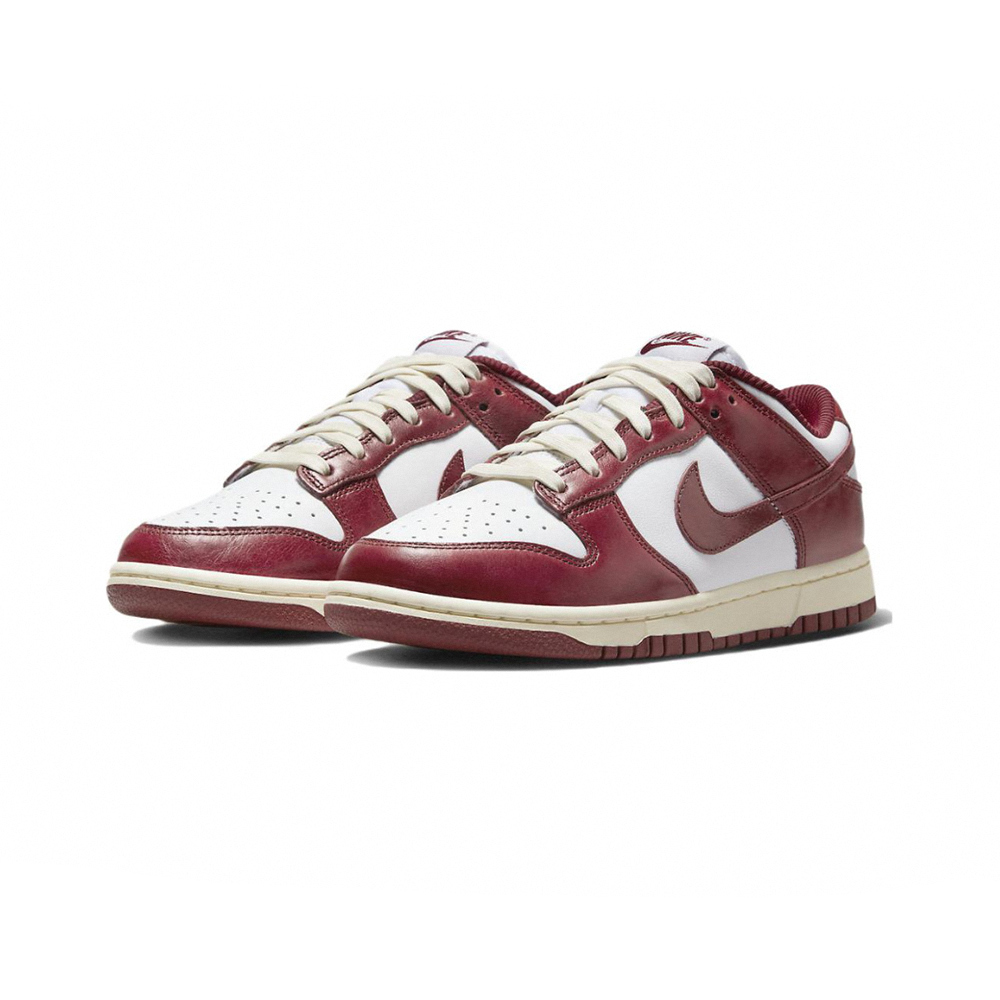 W Nike Dunk Low PRM Team Red 酒紅 奶油底 FJ4555-100