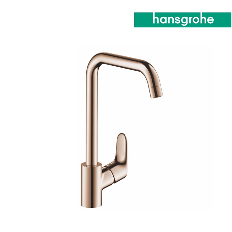 hansgrohe Focus 260 31820, -300 Single lever kitchen mixer 260 with swivel spout
