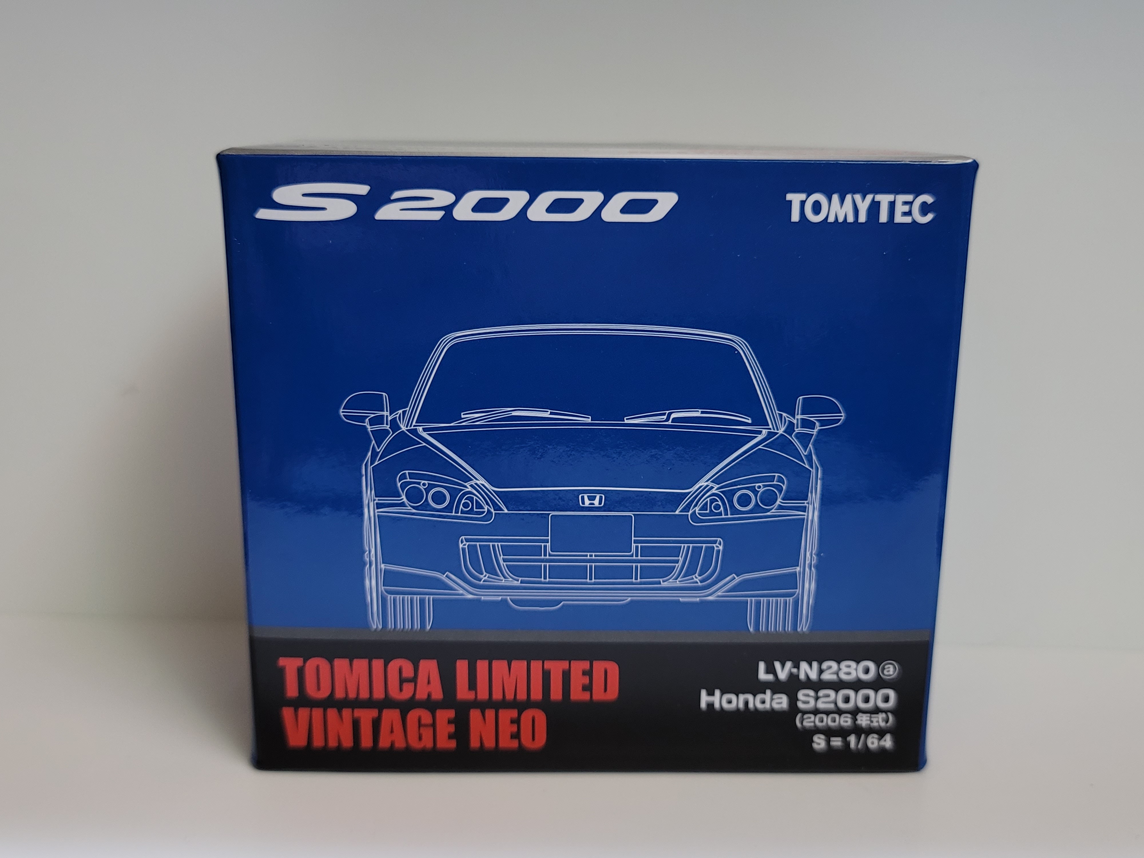 TOMYTEC Honda S2000 LV-N280 1/64 2台 Tomytec 1/64 LV-N280a Honda S2000 2006 (blue)