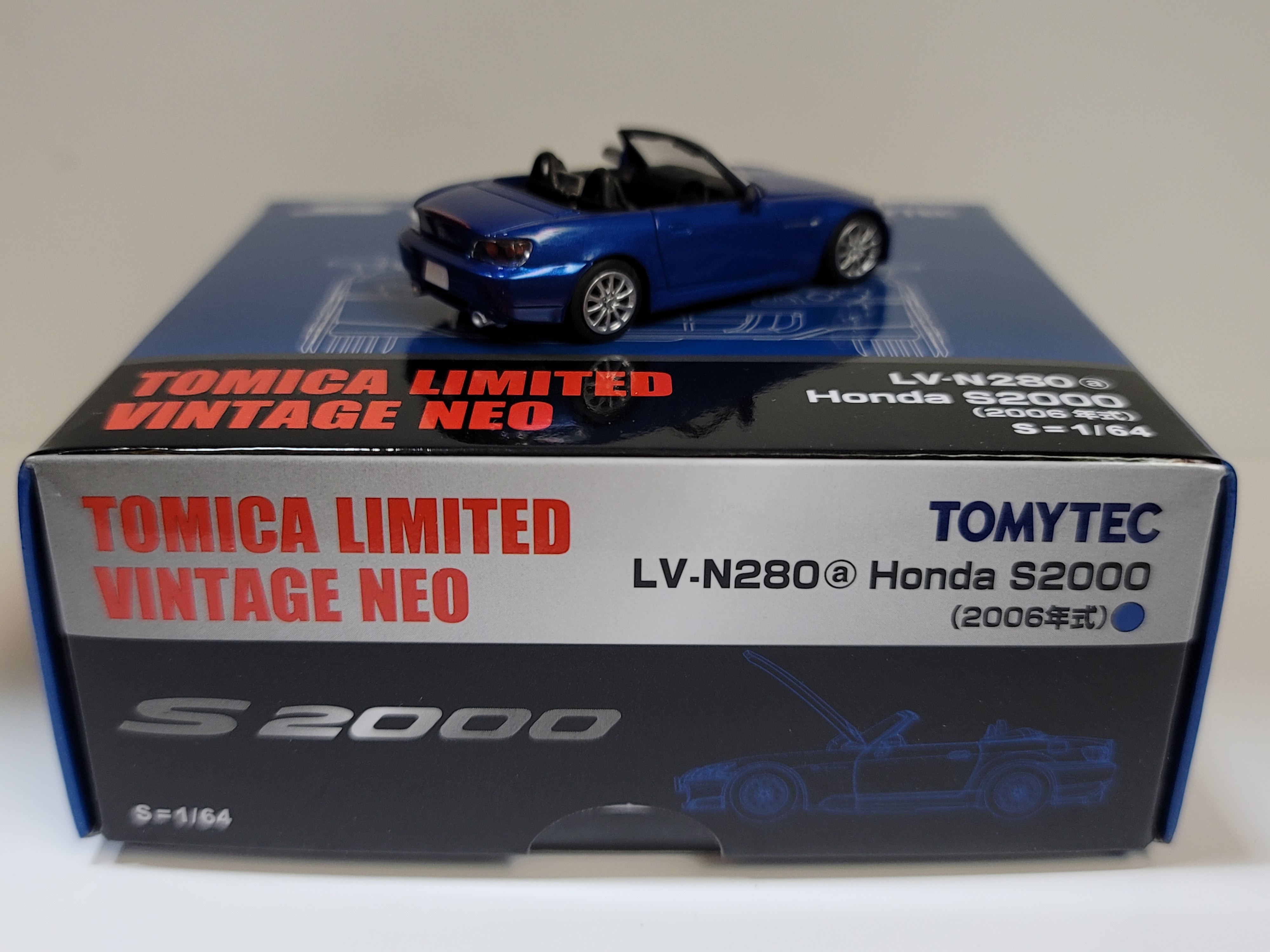 TOMYTEC Honda S2000 LV-N280 1/64 2台 1:64 Tomica Limited Vintage Tomytec LV-N280b Honda S2000
