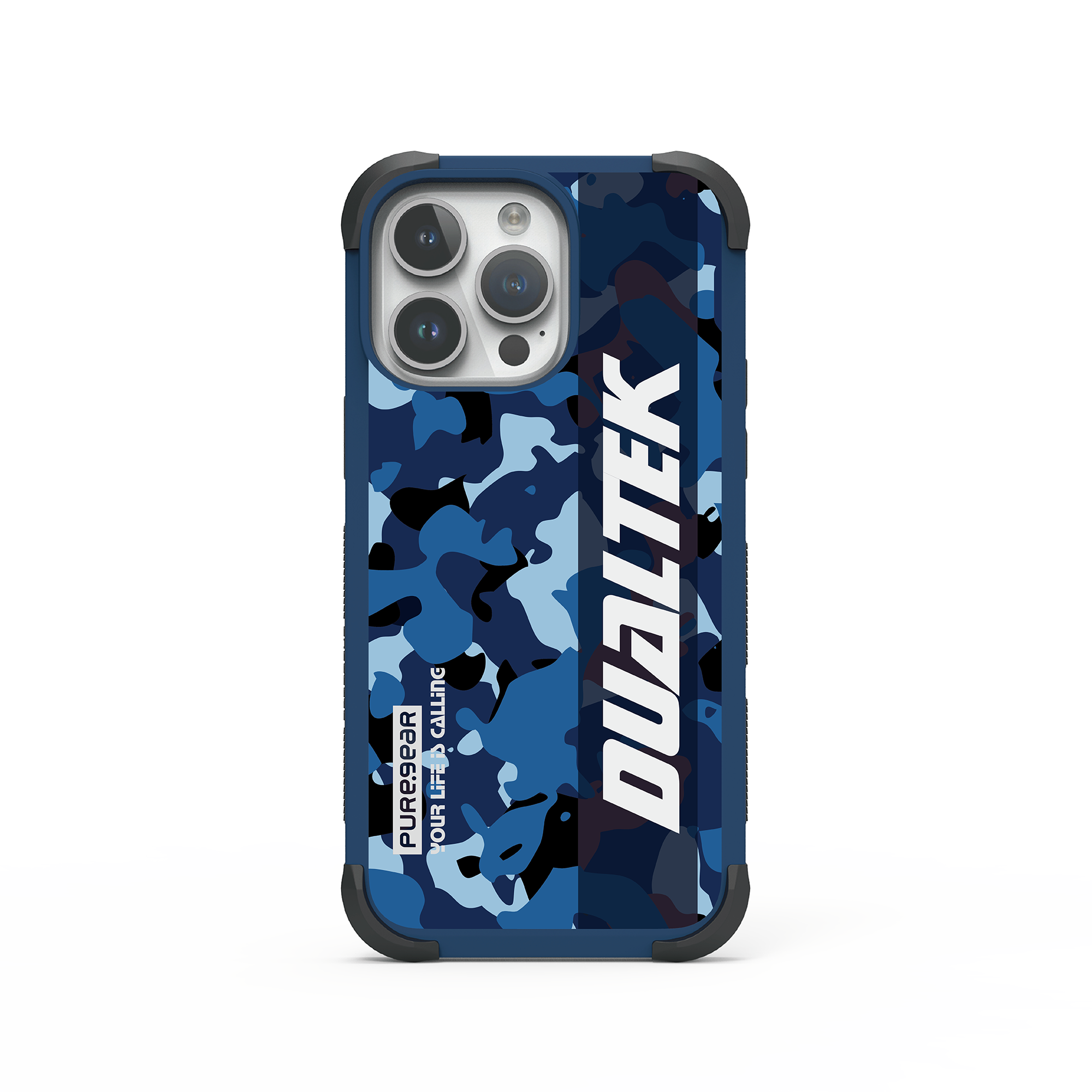 iPhone 14 坦克軍規防摔手機殼 / 海洋迷彩 (迷彩風格)