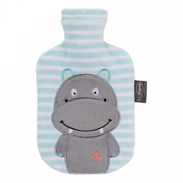 Fashy hot water bottle with Hippo 'Nino" Cover