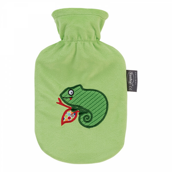 Fashy - Hot Water Bottle with Chameleon Cover (0.8L)