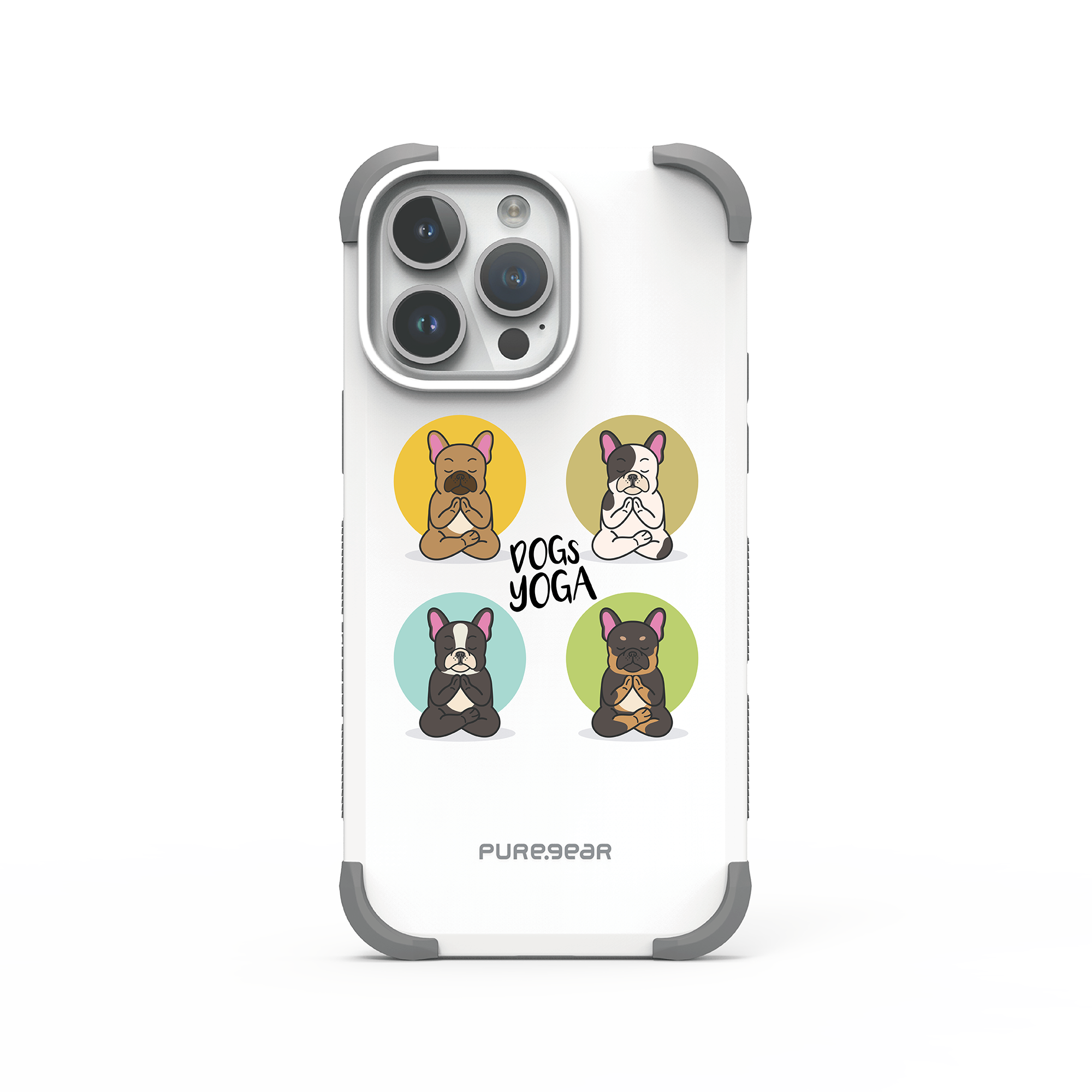 iPhone 坦克軍規防摔手機殼 / 汪星人 (呆貓萌狗)