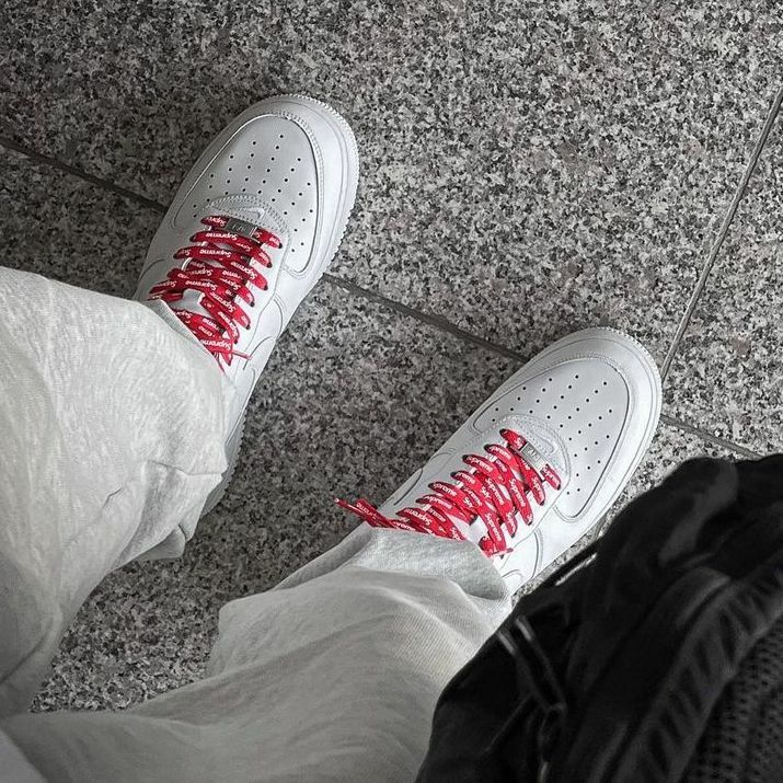 【代購】NIKE AIR FORCE X SUPREME CU9225-100  白