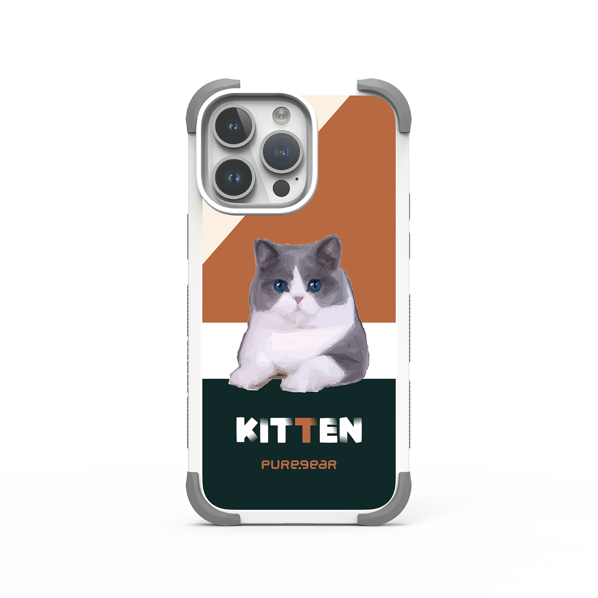 iPhone 坦克軍規防摔手機殼 / 橘戀貓 (呆貓萌狗)