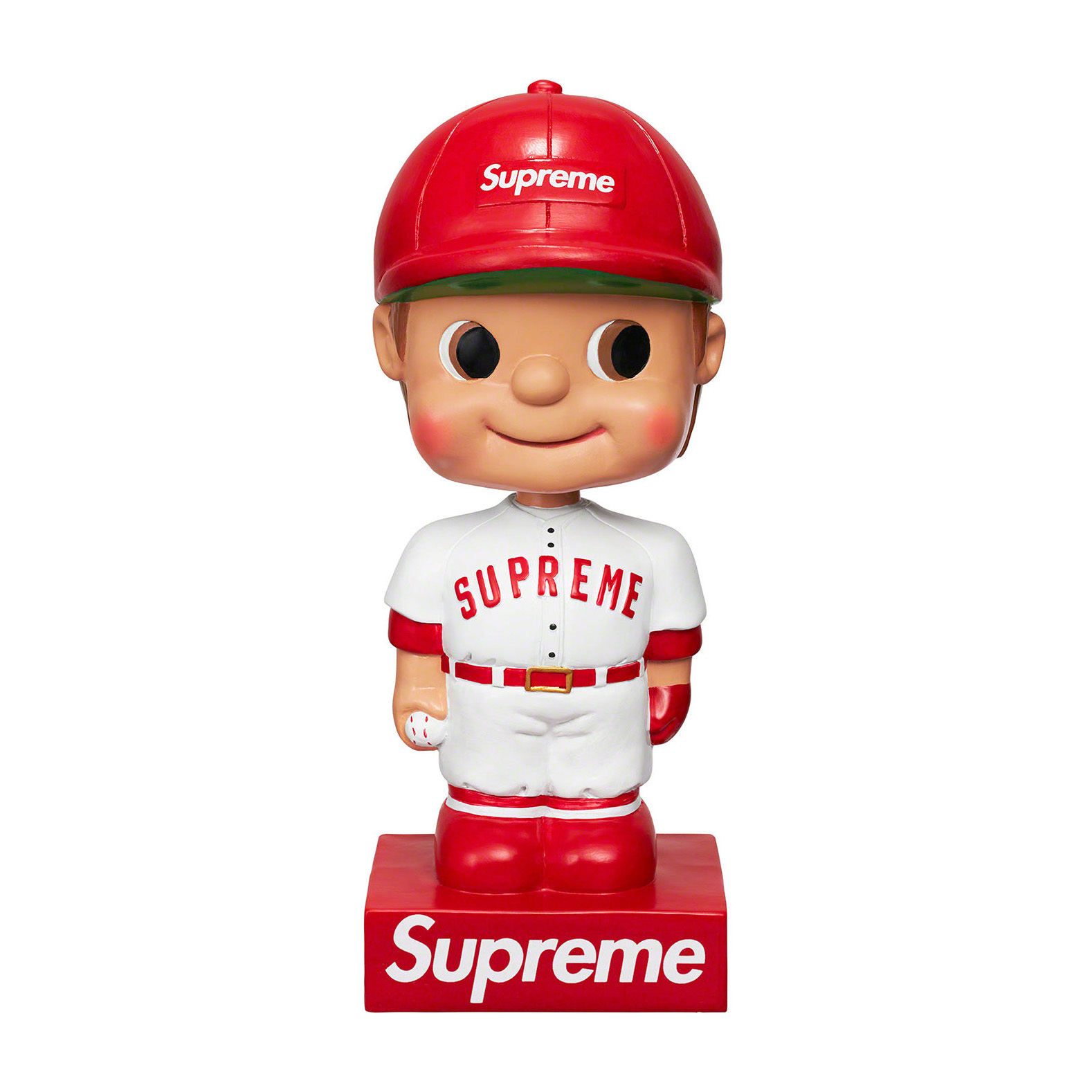 SUPREME HAND-PAINTED BOBBLEHEAD 手繪 搖頭娃娃 紅/藍-SS23A48