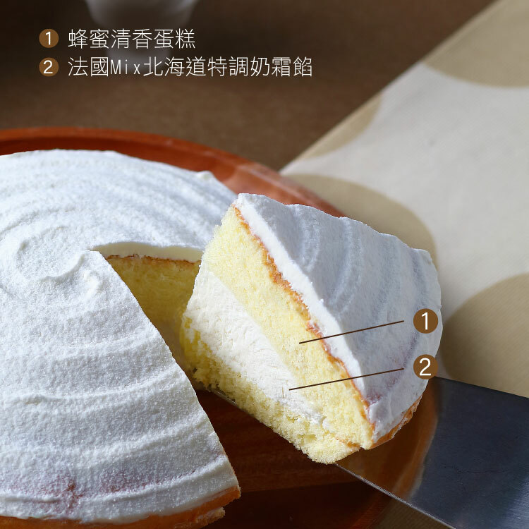 生乳波士頓派-法式香緹 - 糖村