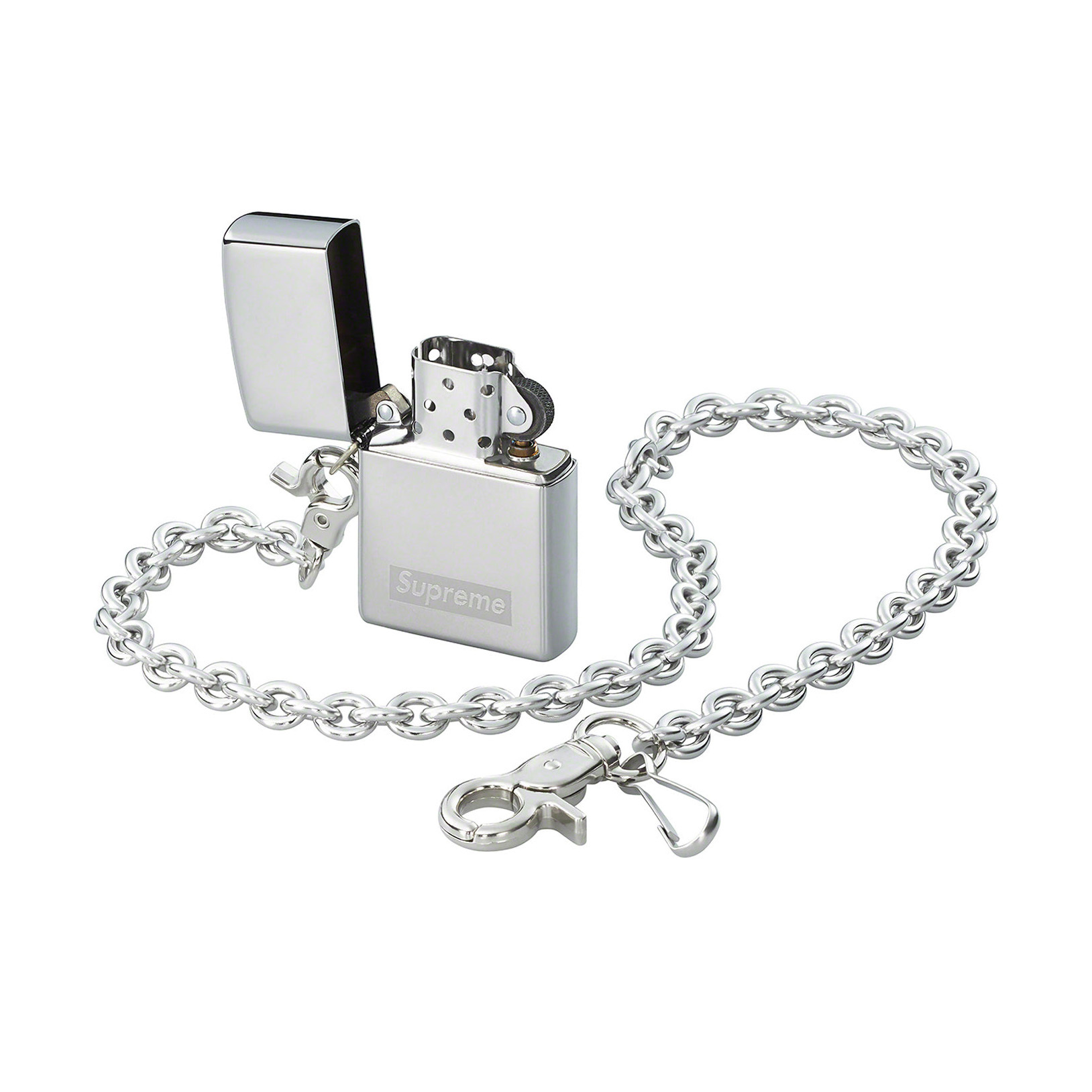SUPREME DEBOSSED LOGO CHAIN ZIPPO® 鏈式打火機-SS23A24